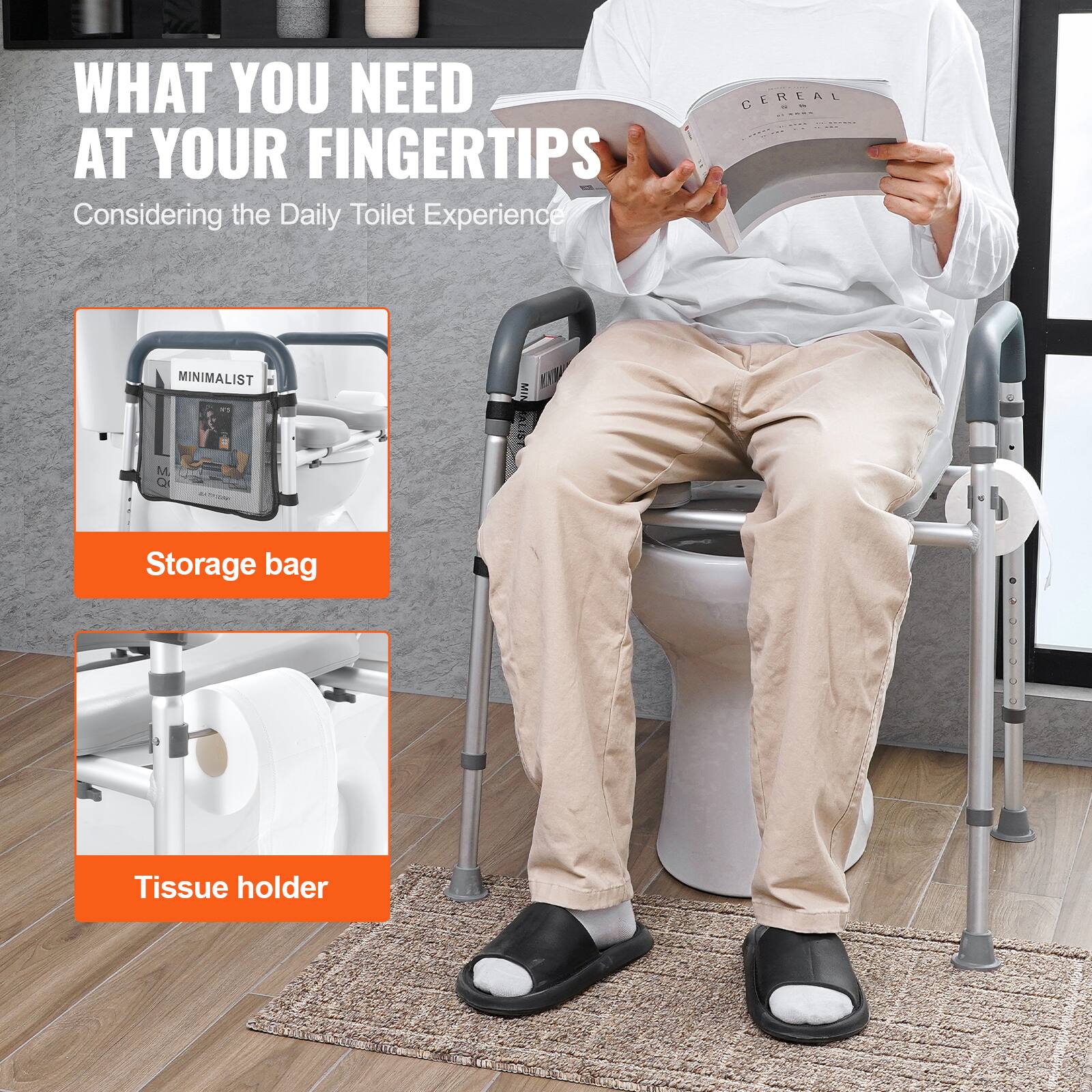 WHAT YOU NEED AT YOUR FINGERTIPS Considering the Daily Toilet Experience

Storage bag
Tissue holder