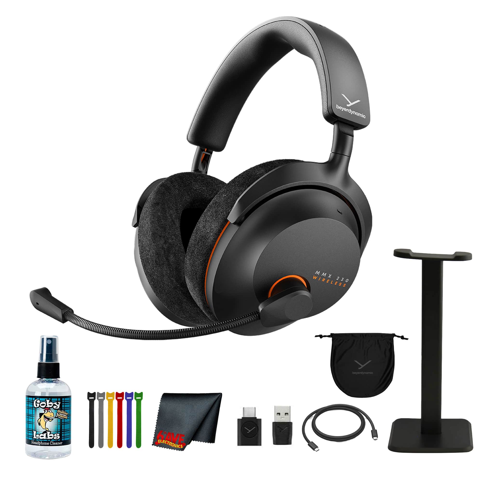 Bundle - Beyerdynamic - MMX 230 Wireless Gaming Headset Bluetooth ANC USB-C Mic ()