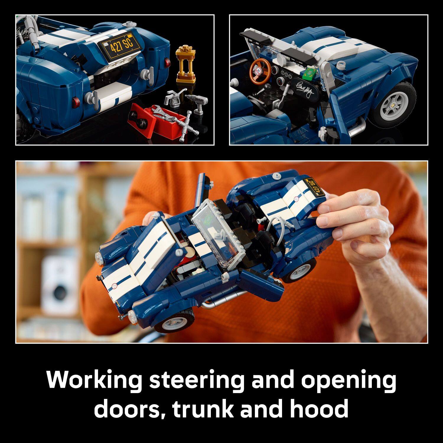 427 SC 00

Working steering and opening doors, trunk and hood