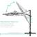 **FREE-MOTION TRACK TILT**
Freely slide the handle up or down the free-motion track and choose from 100 options to find the perfect angle!
Area of Shade: 78.5 sq. ft.
