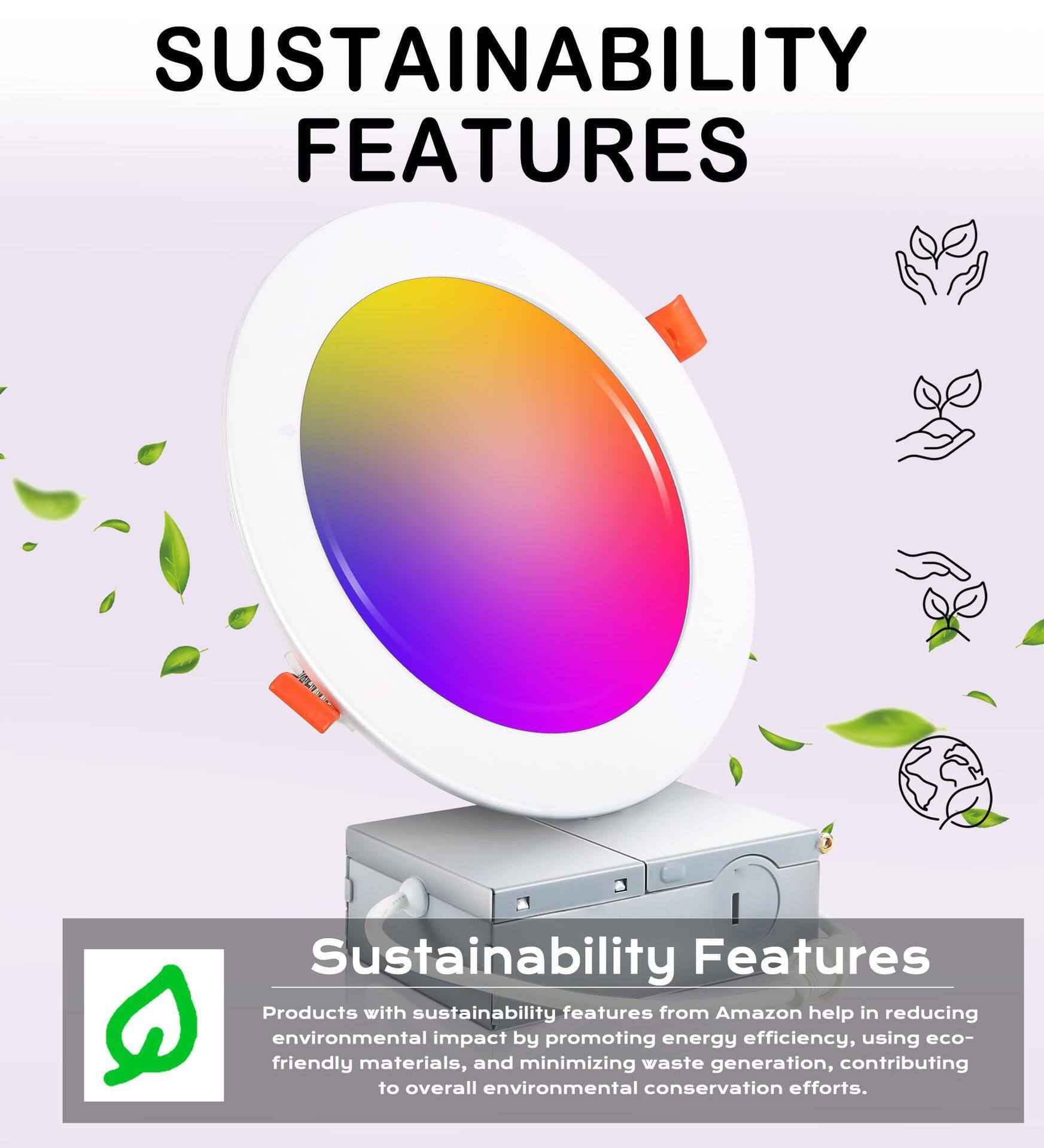 SUSTAINABILITY FEATURES

Sustainability Features

Products with sustainability features from Amazon help in reducing environmental impact by promoting energy efficiency, using eco-friendly materials, and minimizing waste generation, contributing to overall environmental conservation efforts.