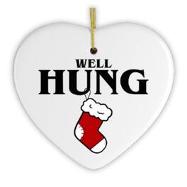 OrnamentallyYou - Well Hung Funny Christmas Ornament - Multi-colored