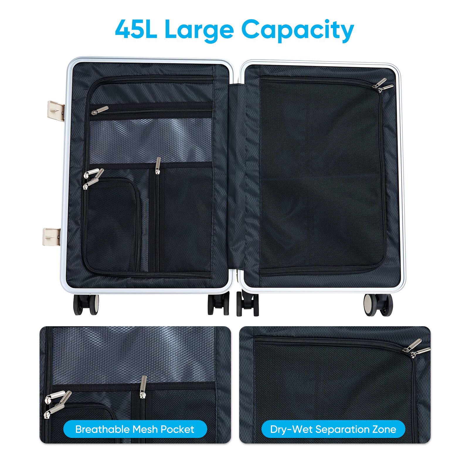 45L Large Capacity

Breathable Mesh Pocket

Dry-Wet Separation Zone