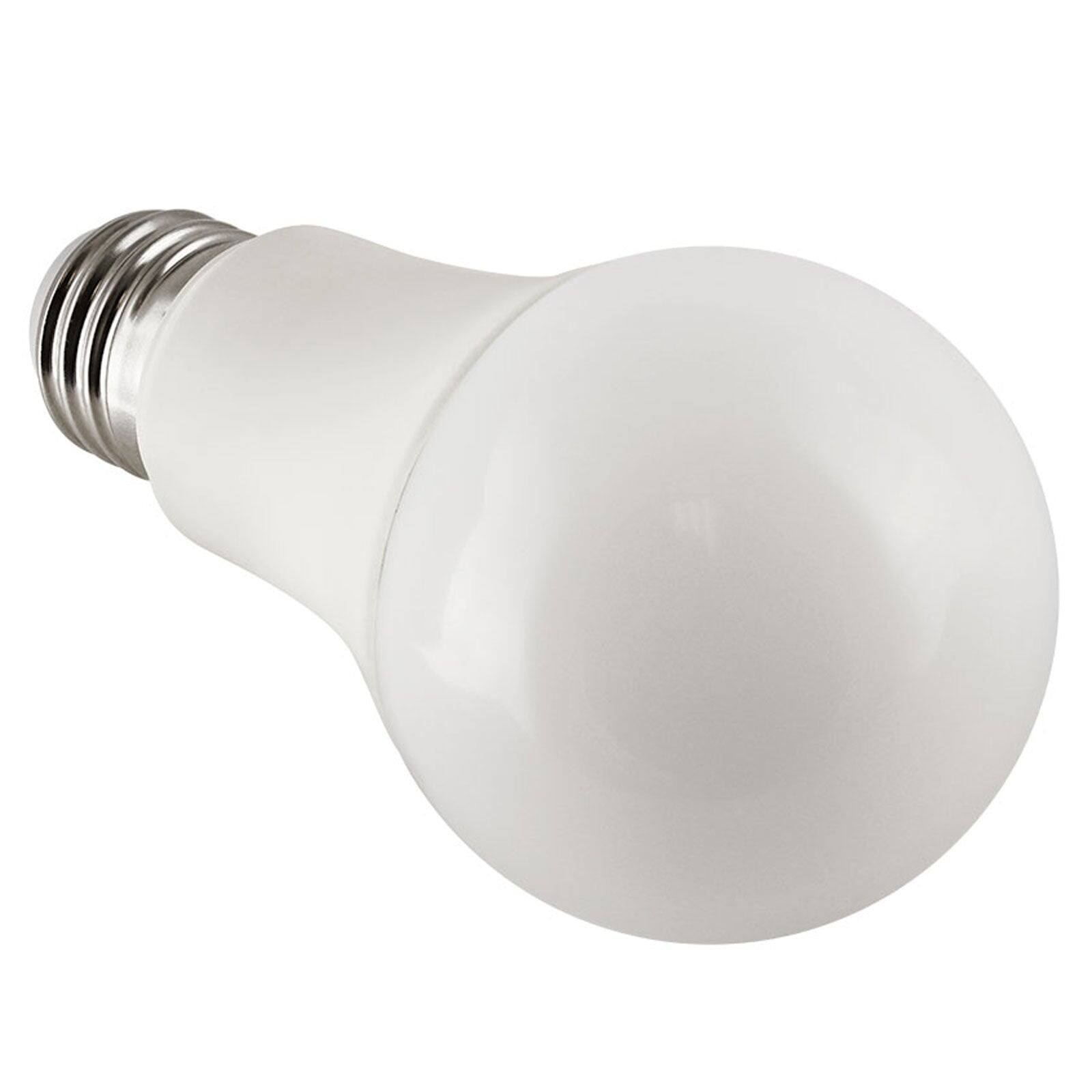 Left. VIRIBRIGHT - 40/60/80-Watt EQ A19 E26 3-Way LED Light Bulb 2700K, 1-Pack - White.