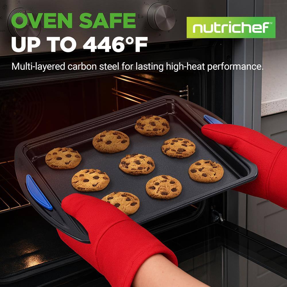OVEN SAFE  
UP TO 446°F  

Multi-layered carbon steel for lasting high-heat performance.  

nutrichef
