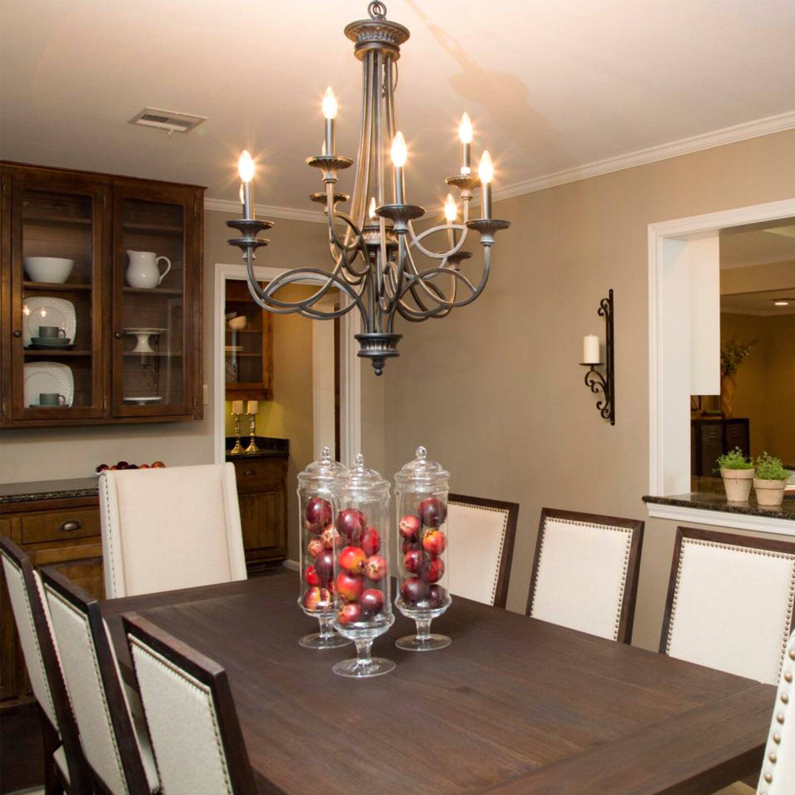 Alt View 2. GlowWise - LED Classic Candelabra Clear Light Bulb, 4W, Equivalent 40W, Warm White 2700K, Non-Dimmable, Filament Clear Glass. - White.