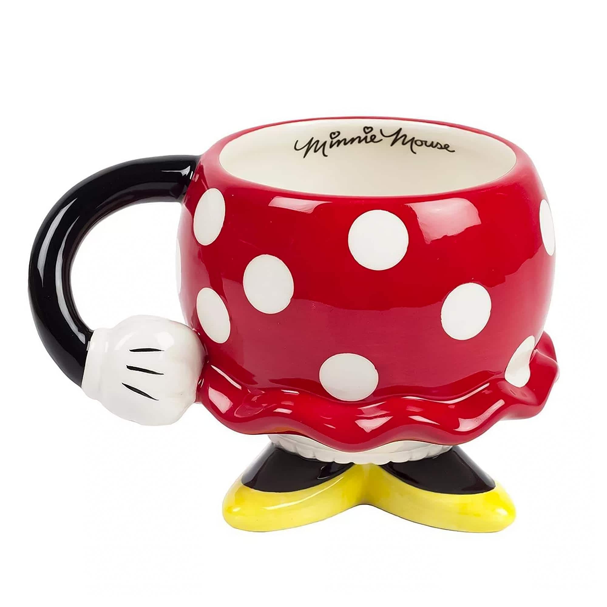 Disney - Minnie Mouse Rock the Dots Molded Mug with Arm - Red