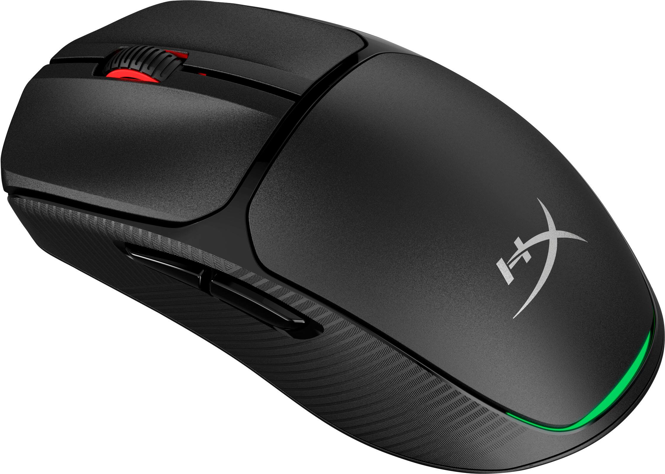 Alt View 5. HyperX - Pulsefire Fuse Lightweight Wireless Optical Gaming Mouse with RGB Lighting - Black.