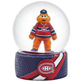 Evergreen Enterprises - Montreal Canadiens 100mm Mascot Glass Water Globe - Multicolor