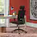 Angle. La-Z-Boy - Ergonomic Executive Mesh Office Chair with Adjustable Headrest and Lumbar Support - Black.