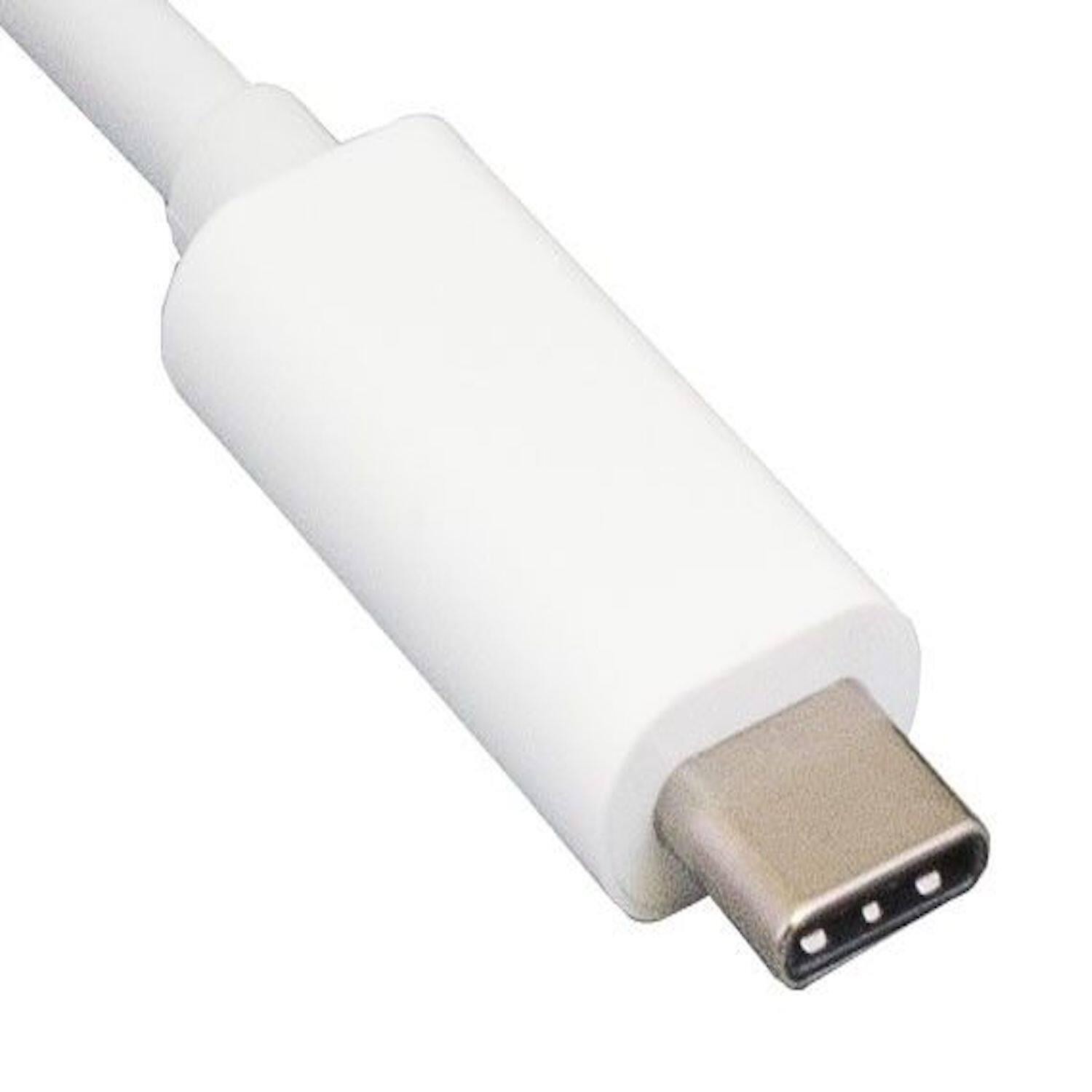 Front. Sanoxy - Sanoxy USB 3.1 Type C to 4K HDMI + USB 3.0 A + Type C Data and Charging Adapter - White.