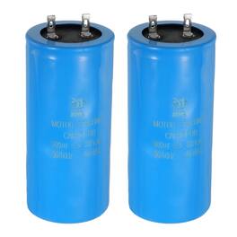 Unique Bargains - 2pcs Motor Start Capacitor, 900uf 300V CD60 Starting Running for AC/ Electric Motor