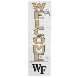 Jardine - Wake Forest Demon Deacons 10'' x 35'' Indoor/Outdoor Welcome Sign - White