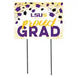 Jardine - Louisiana State Shreveport Pilots Class of 2023 18" x 24" Yard Sign - White