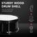 STURDY WOOD DRUM SHELL
Give your music a rich and resonant sound
Warm Tone + High-gloss Finish + Strong Build
