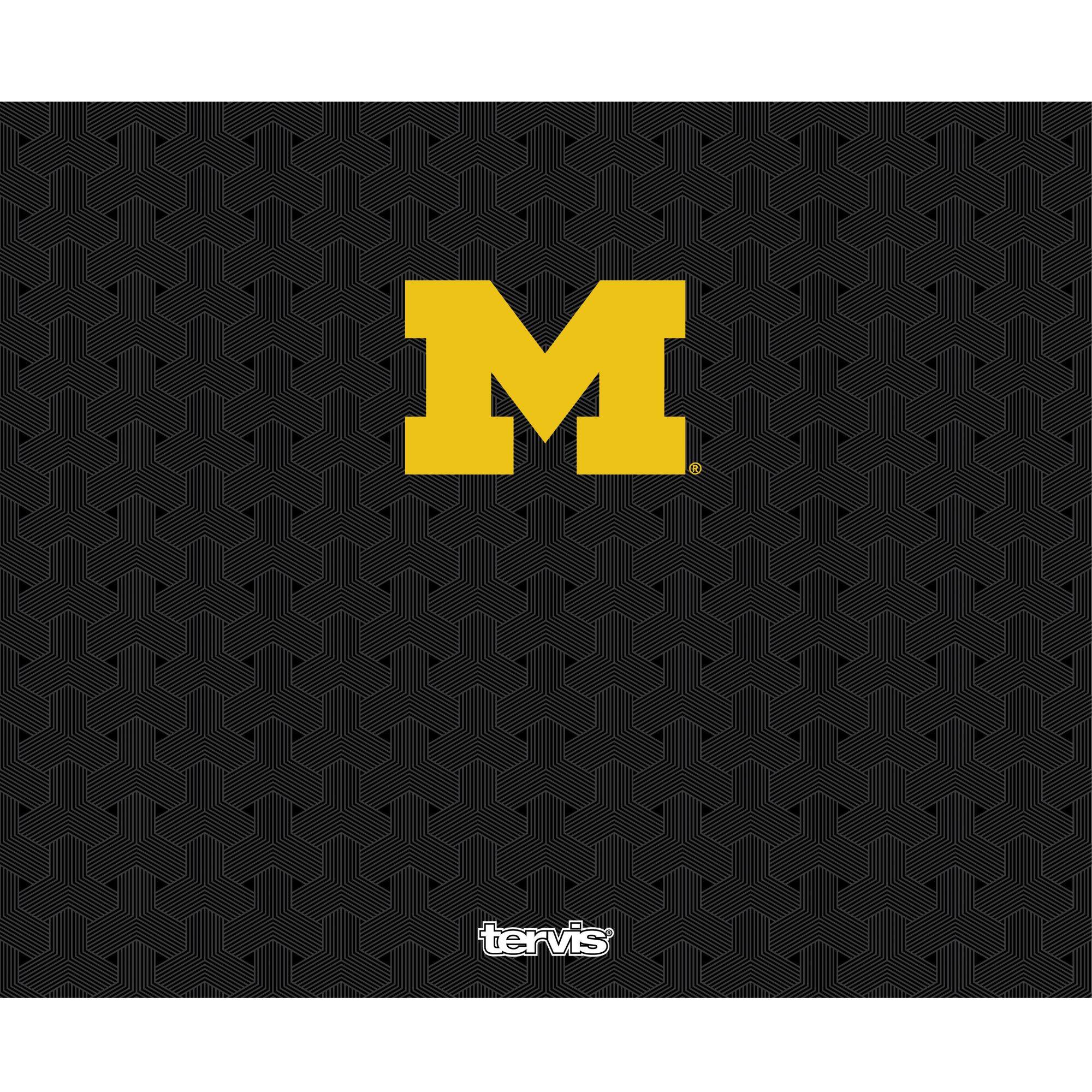 Alt View 1. Tervis - Michigan Wolverines 40oz. Weave Wide Mouth Water Bottle - Multicolor.