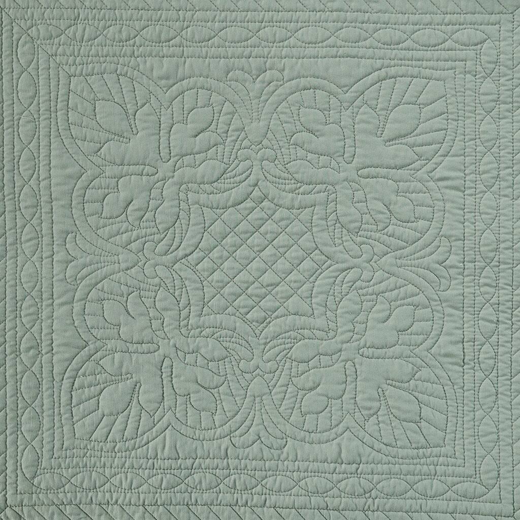 Alt View 5. Gracie Mills - Gracie Mills Salvatore 6-Piece Reversible Cottage-Inspired Scalloped Edges Daybed Set - Seafoam.