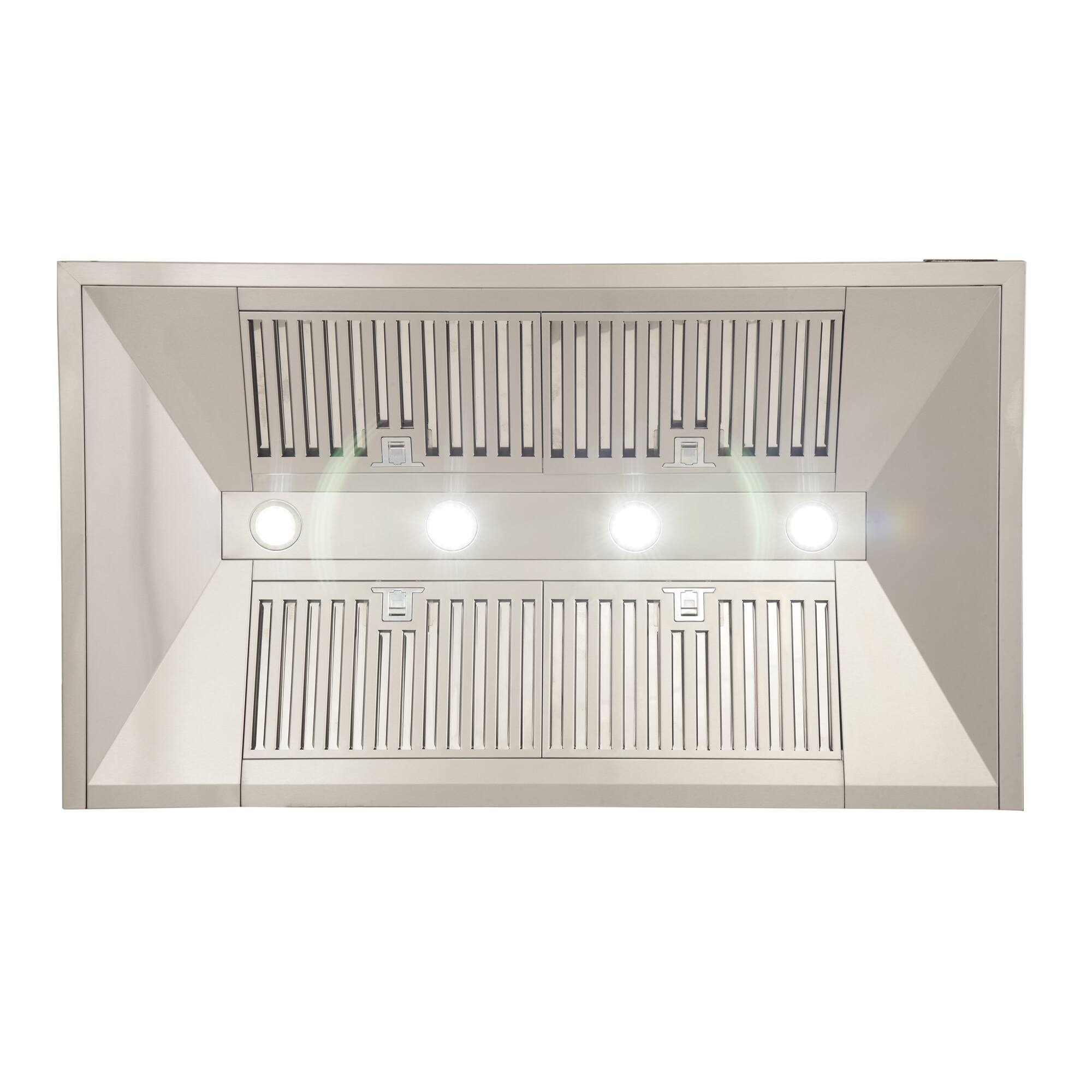 Alt View 1. Kucht - 48" Wall Mount Range Hood 1200 CFM – Stainless Steel - Stainless Steel.