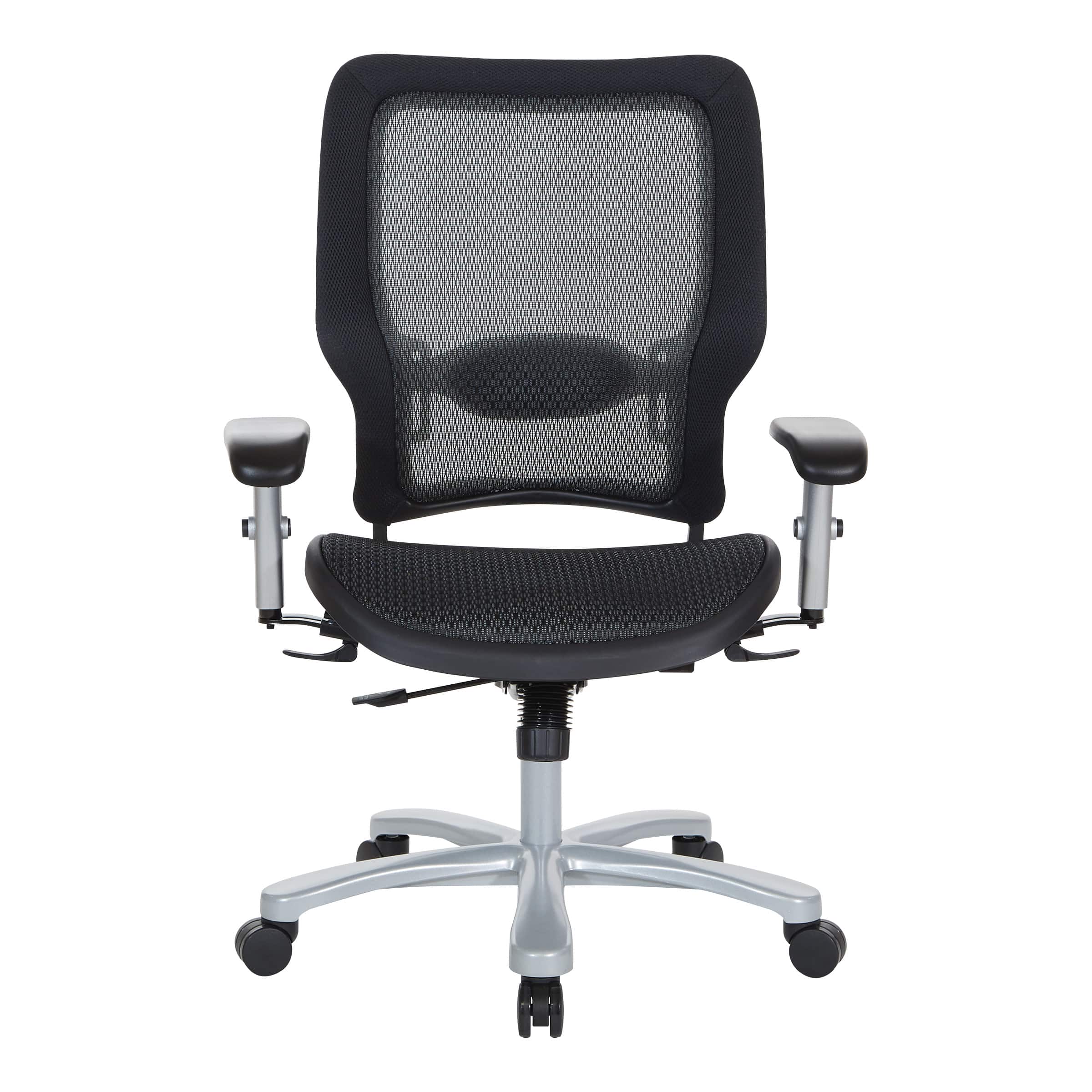 Office Star Products - Air Grid Seat/Back Big & Tall Chair - Black