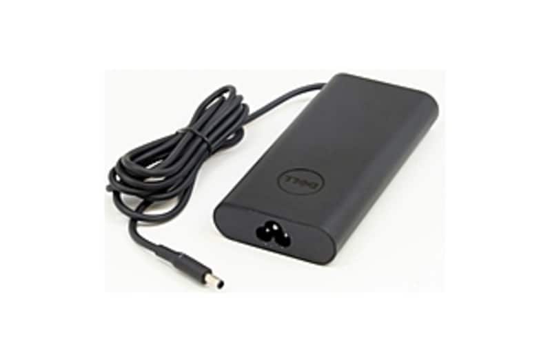Front. Dell - 462-7637 332-1829 130 Watts Slim Power Adapter with 3 Feet Power Cord - Black - Possibly Black.