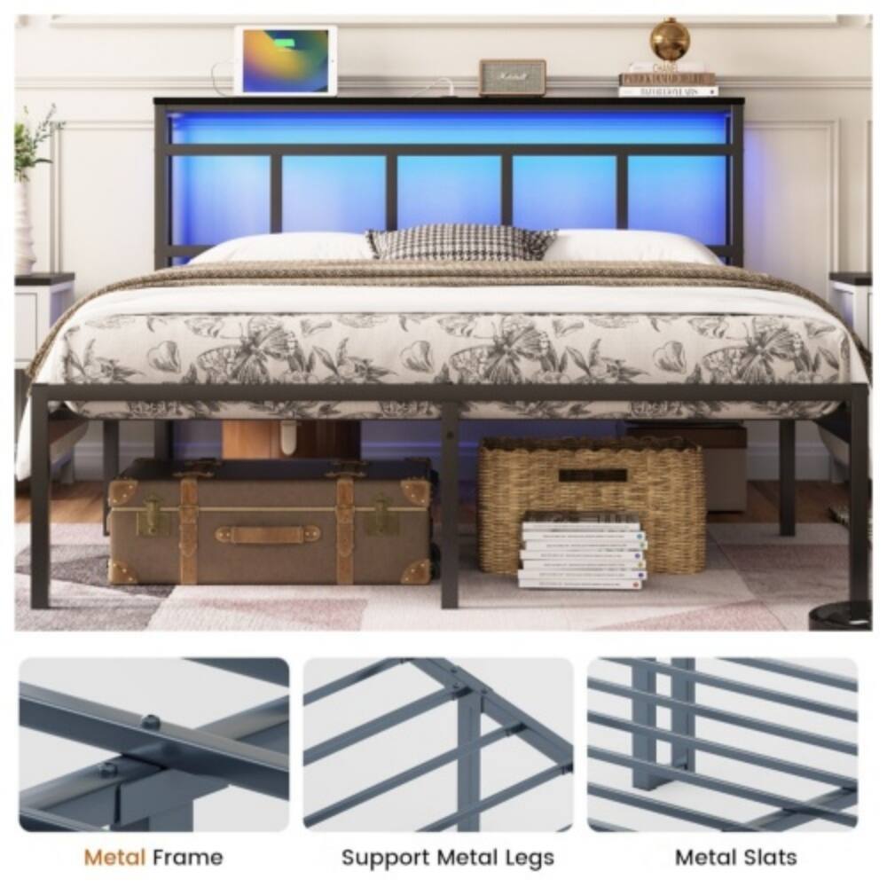 FXIEVID Metal Frame Support Metal Legs Metal Slats

Metal Frame  
Support Metal Legs  
Metal Slats