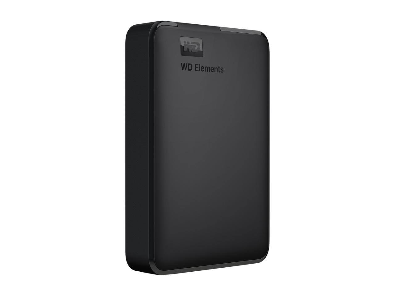 Alt View 1. Western Digital - WD 4TB Elements USB 3.0 2.5" Portable External Hard Drive WDBU6Y0040BBK-WESN Black - Black.