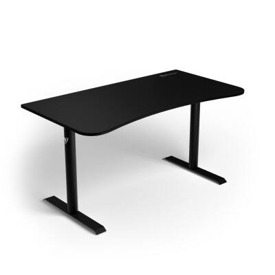 Alt View 2. Arozzi - Arozzi Gaming Desk - Medium - Pure Black.