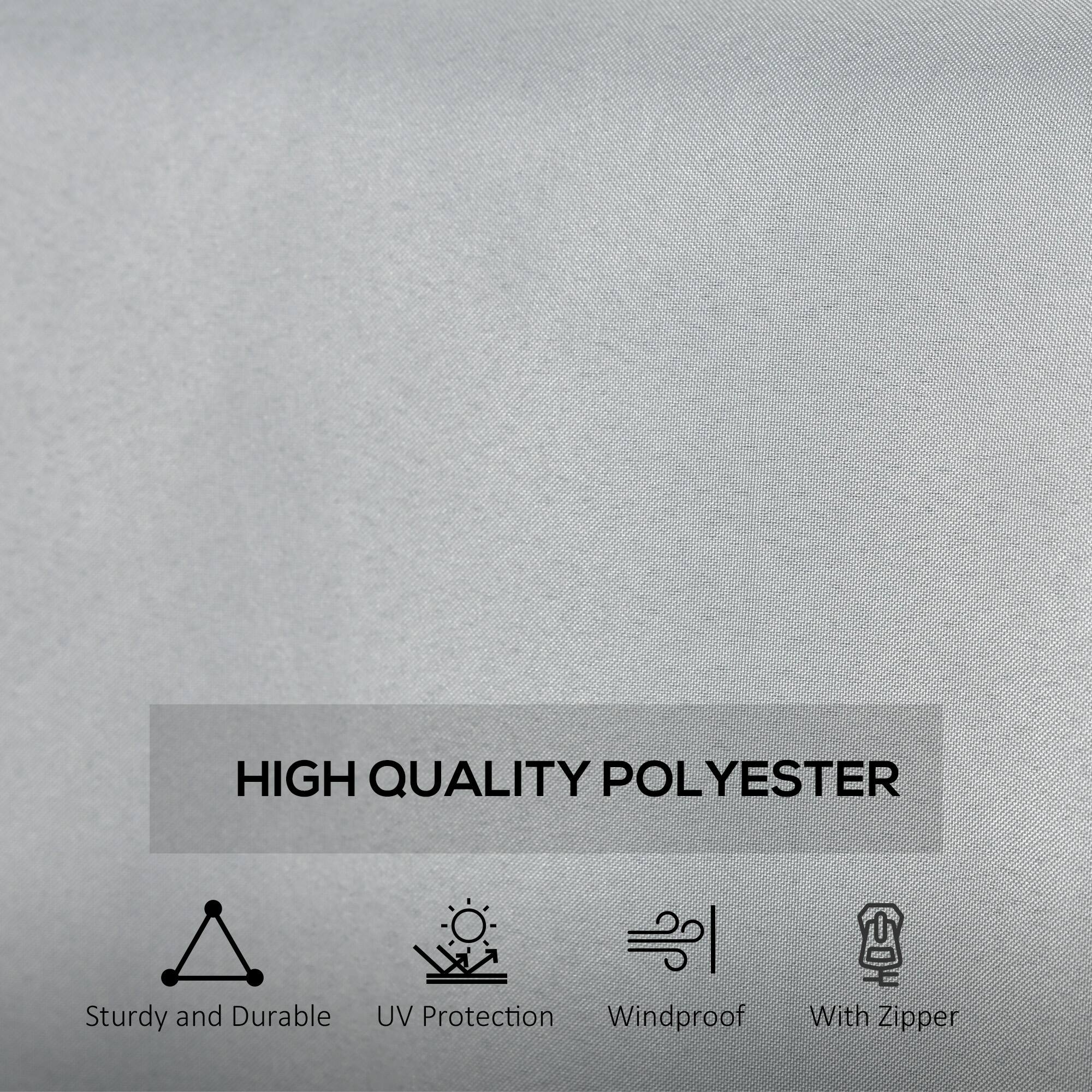 HIGH QUALITY POLYESTER
Sturdy and Durable
UV Protection
Windproof
With Zipper