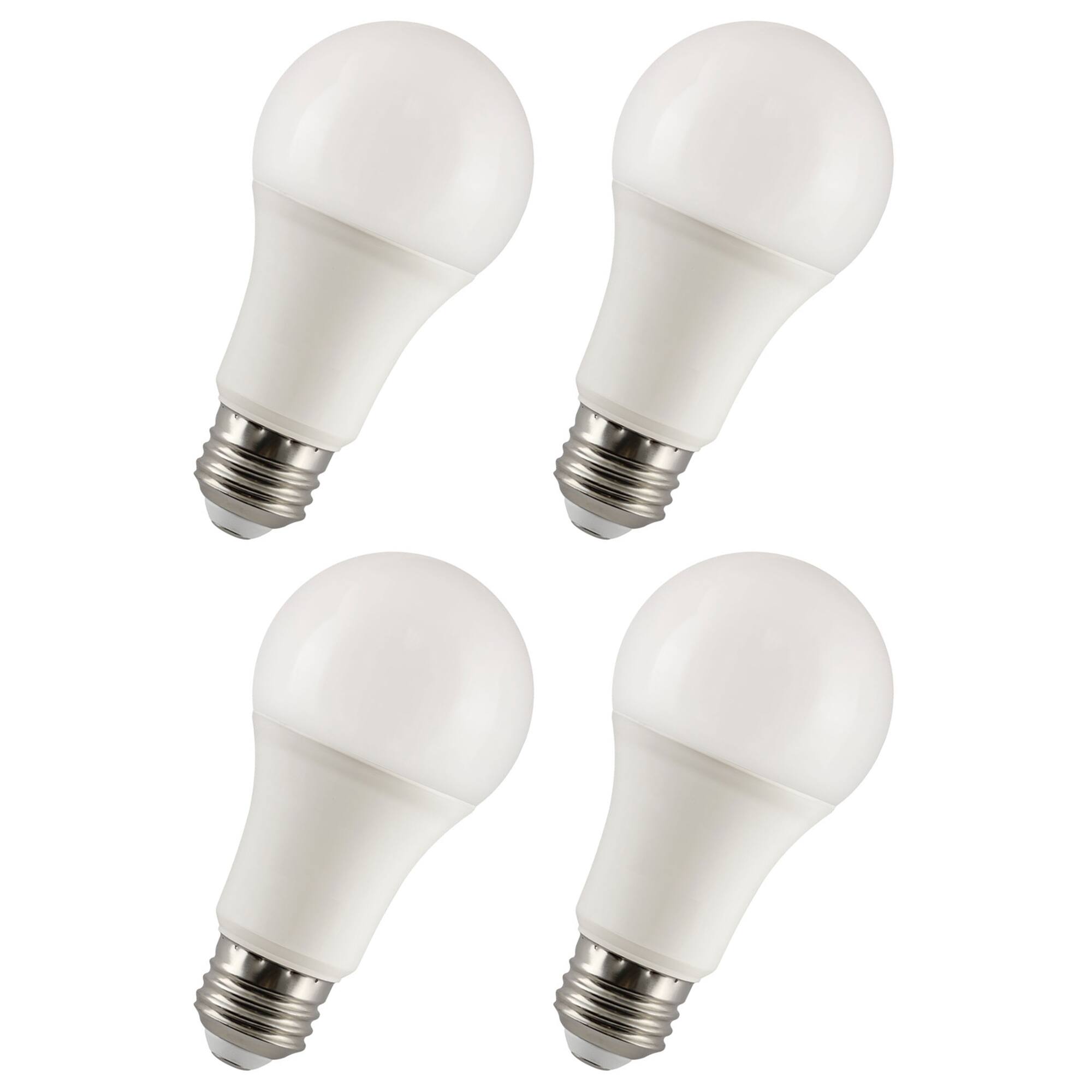 VIRIBRIGHT - A19 LED Bulb, 9W, Non-Dimmable, 750 Lumens - 5000K (4 Pack)