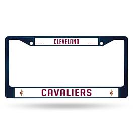 Rico Industries - Cleveland Cavaliers NBA Navy Blue Painted Chrome Metal License Plate Frame - Multi