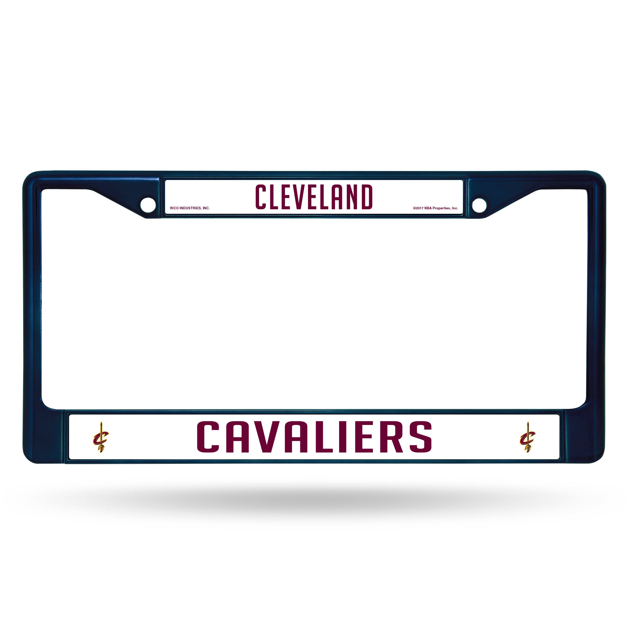 Cleveland Cavaliers - Cavs Chrome Metal - Blue Painted License Plate Frame