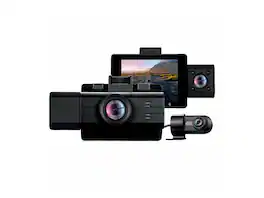Adesso - GekoGear Scout Pro 3-Channel Wi-Fi Dash Cam | 2K Camera - Black