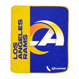 Pegasus - Los Angeles Rams 50" x 60" Endzone Ultra Soft Throw Blanket - Multicolor