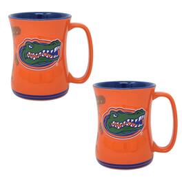 Indigo Falls - Florida Gators 16oz. Sculpted Barista Mug Two-Pack - White