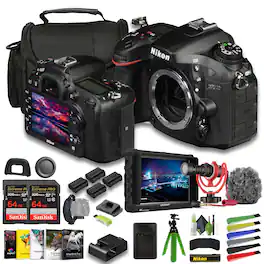 Nikon - D7200 24.2 MP DX-Format Digital SLR Camera (1554) Bundle