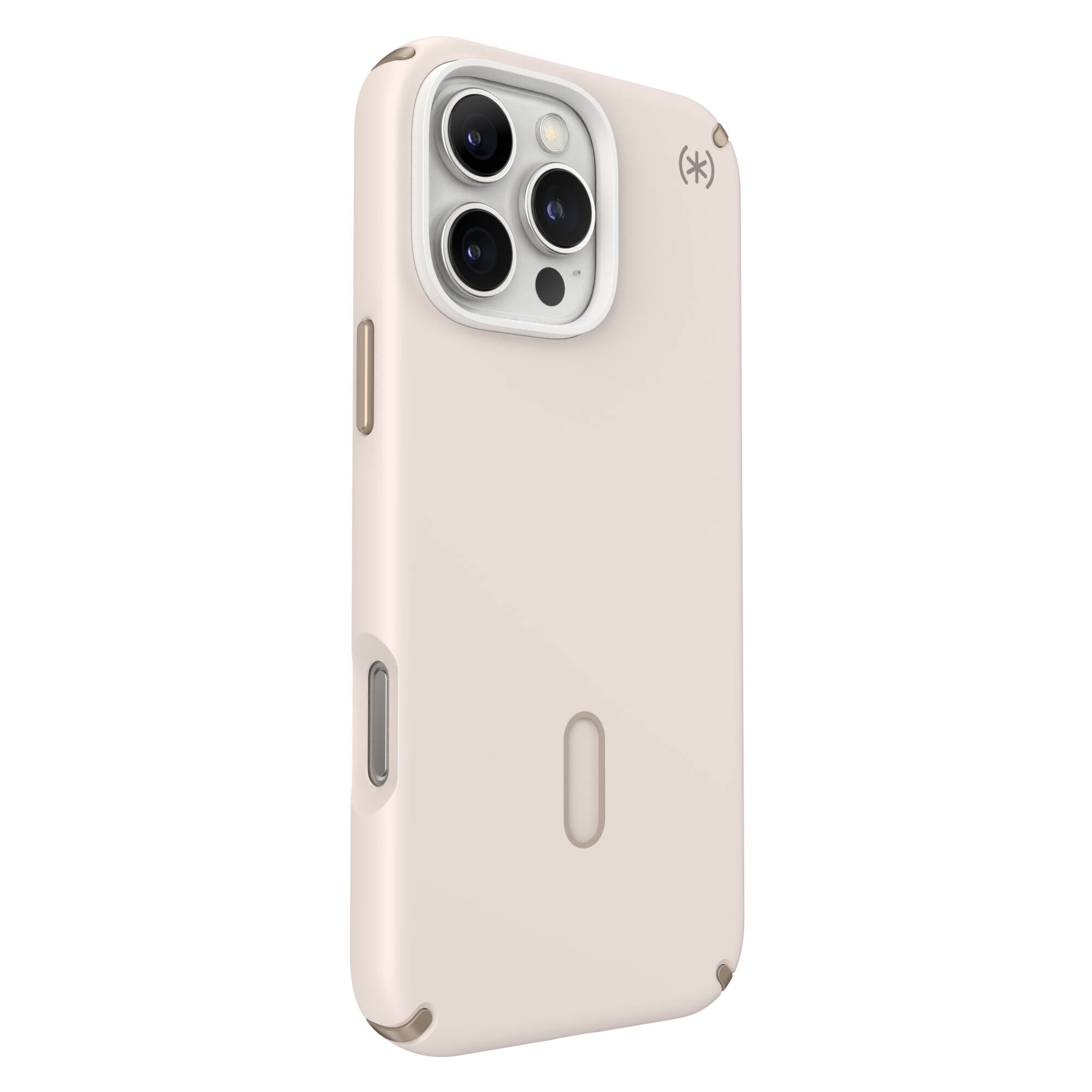 Left. Speck - Presidio2 Pro ClickLock Case with MagSafe for Apple iPhone 16 Pro Max - Bleached Bone.
