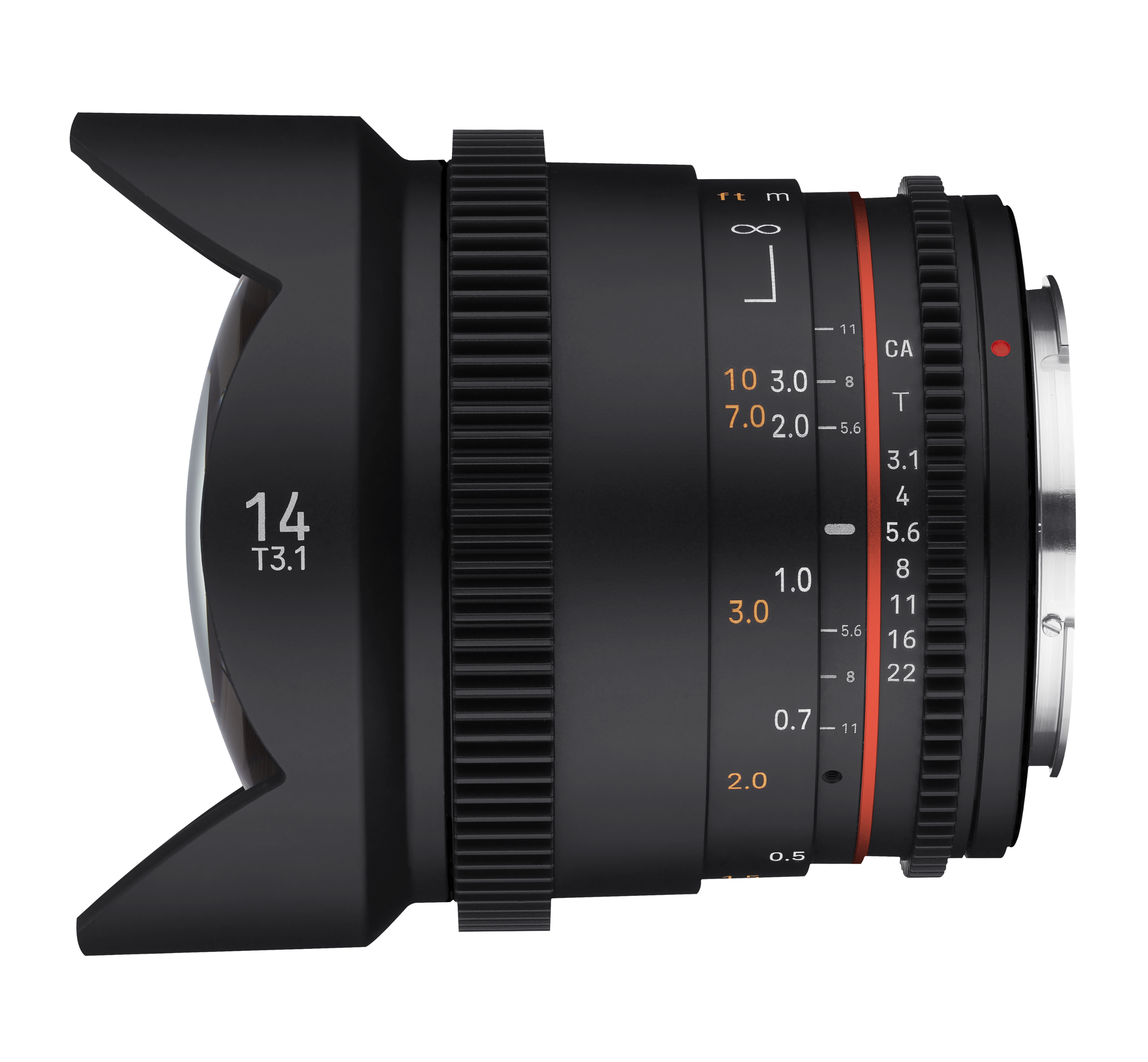 14 T3.1

ft m
∞
11
10 3.0 - 8
7.0 2.0 - 5.6
3.0 - 5.6
0.7 - 11
2.0 0.5

CA
T
3.1
4
5.6
8
11
16
22