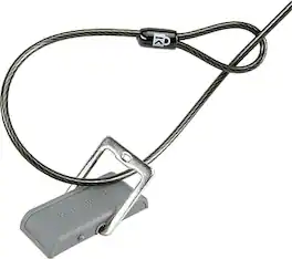 Kensington - Desk Mount Cable Anchor, 1/2" H x 3 1/2" W x 1 3/4" D - Gray