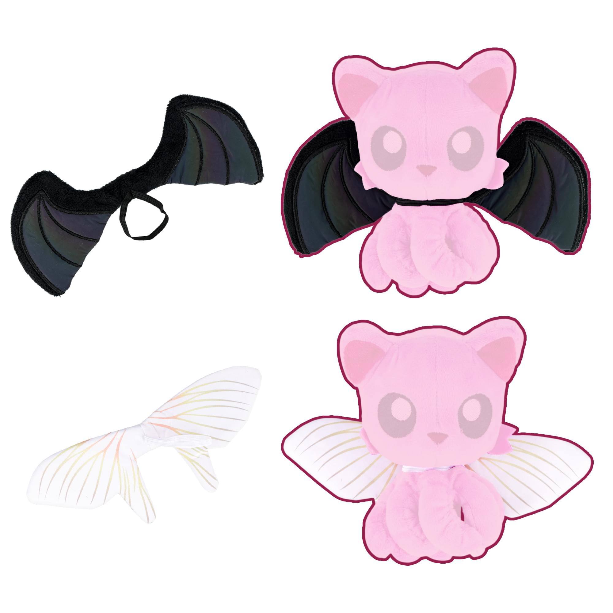 Front. Tentacle Kitty - Tentacle Kitty Campaign Critters | Wings Class Plush Clothing Pack - Multi-Colored.