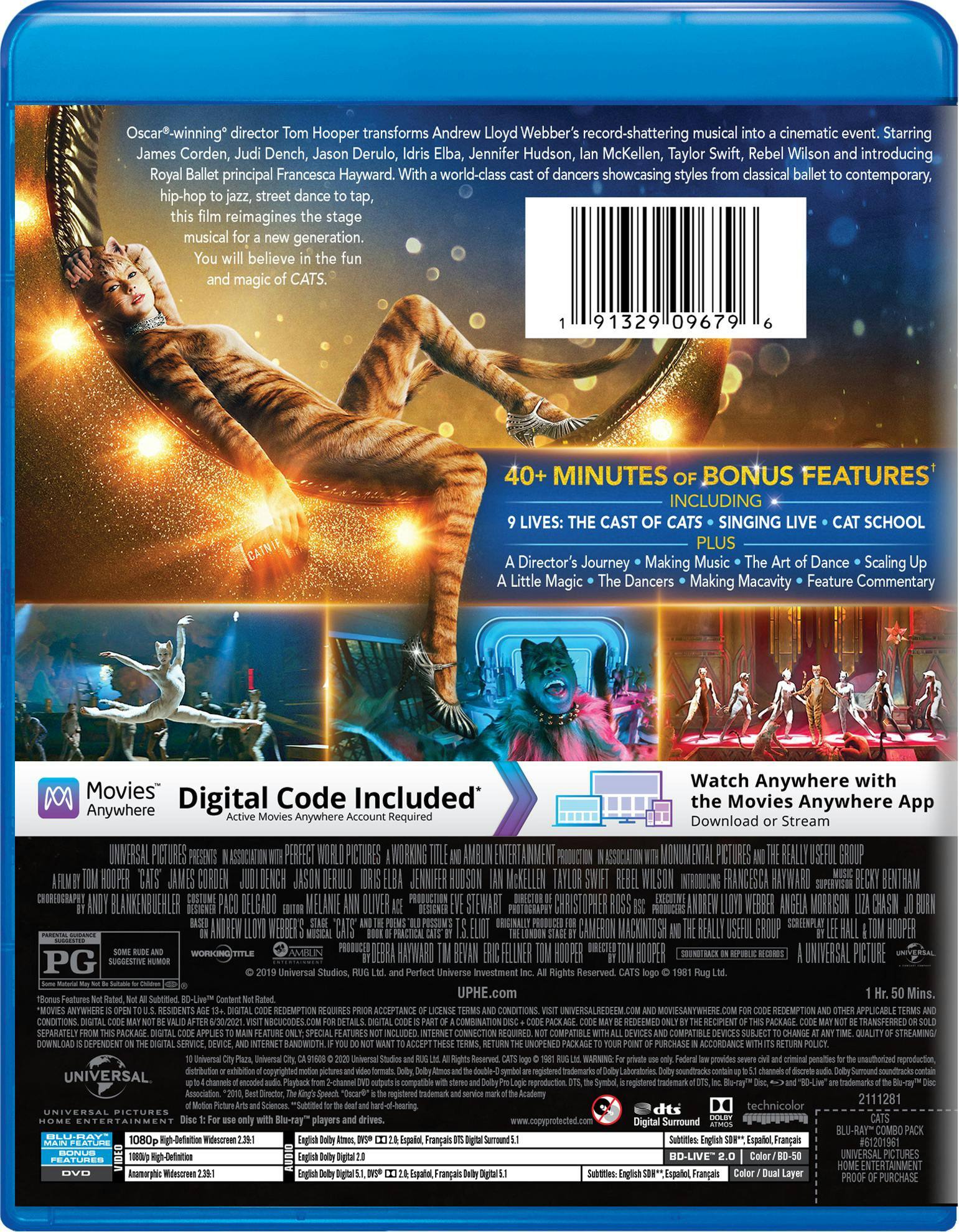 Angle. Cats (DVD + Digital) [Blu-ray].