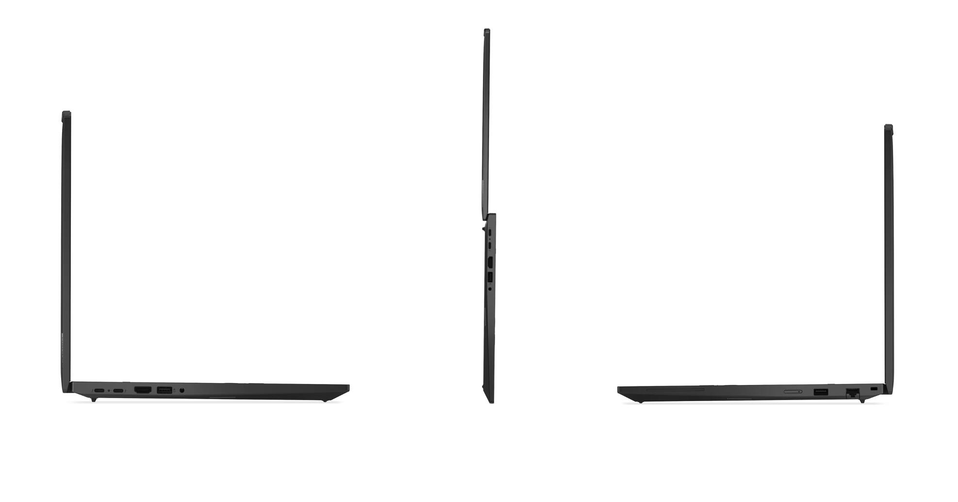 Alt View 5. Lenovo - Lenovo T16 21MN0070US Black Laptop, Ultra 7-155U, 64GB, 2TB SSD, 16.0 (1920x1200), Win 11 Pro - Black.