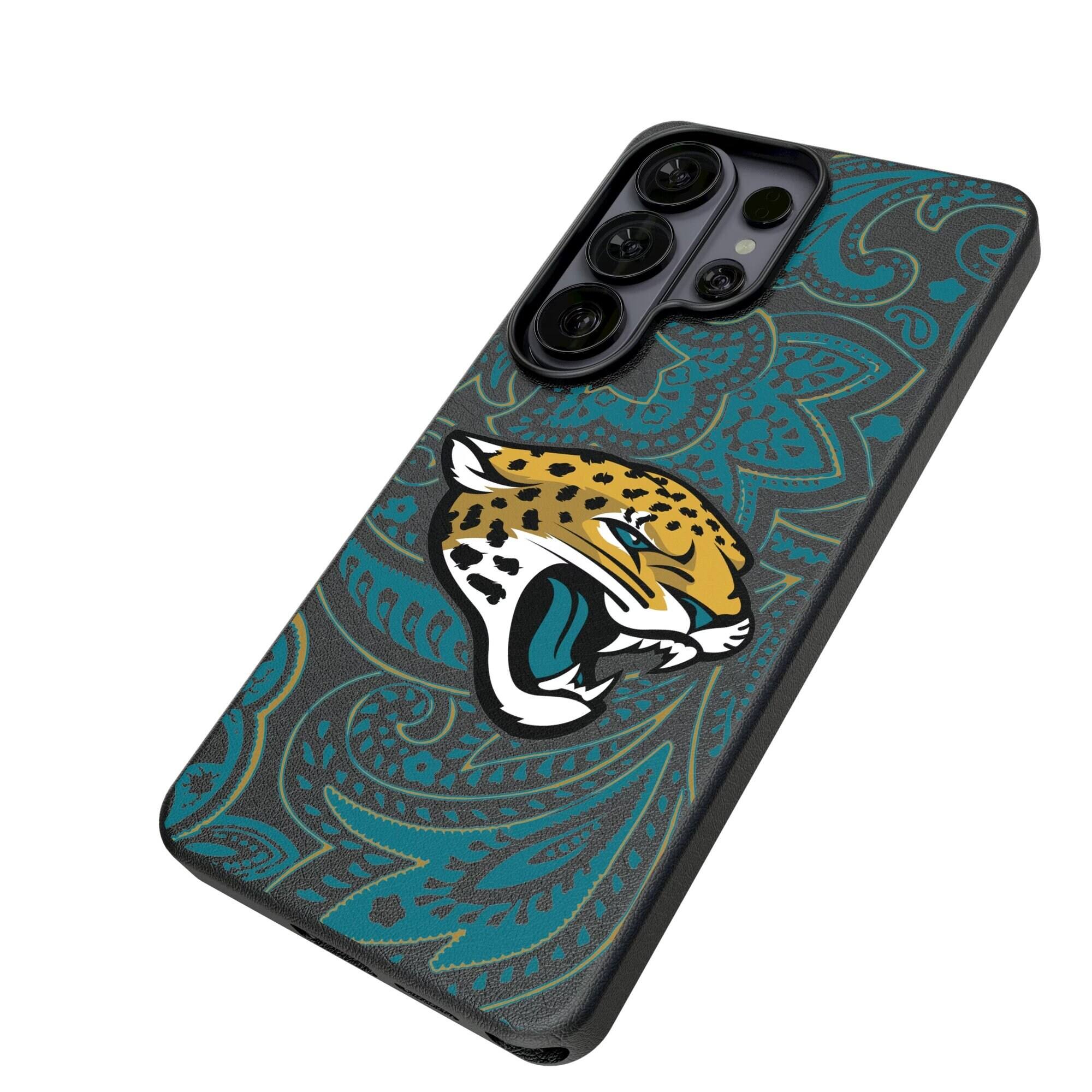 Alt View 1. Keyscaper - Paisley Galaxy Magnetic Bump Case - S24 Plus - Black.