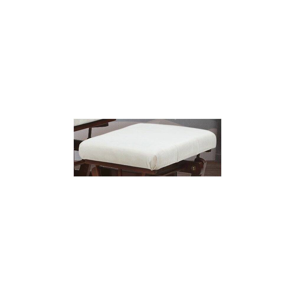 Back. AFG Baby Furniture - Alice Glider Ottoman Cushion Beige - Beige.