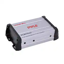 Pyle - PLMTR4A 4-Channel Marine Amplifier Receiver, Waterproof, 1500W, RCA, AUX, MP3 Input