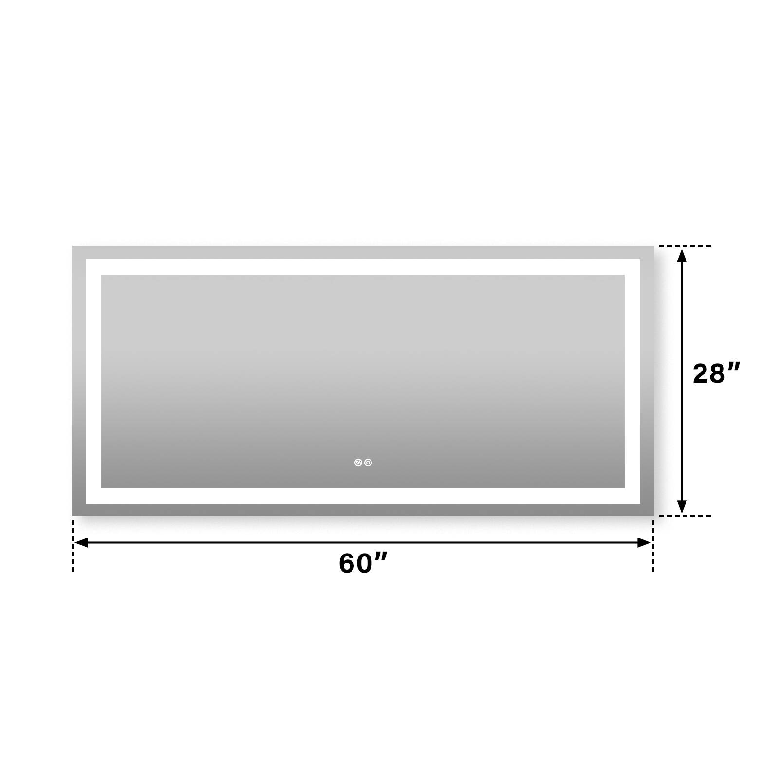 28" x 60"