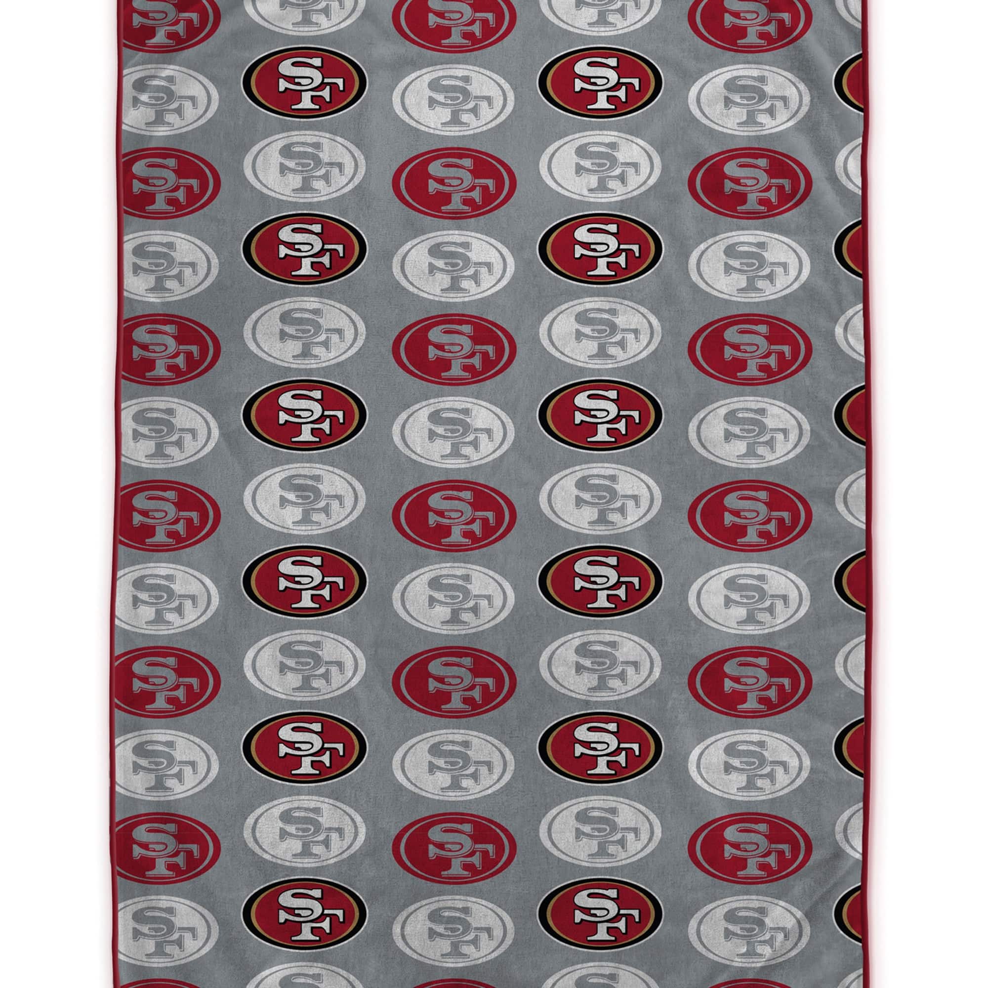 Pegasus - San Francisco 49ers 60" x 72" Logo Roll Ultra Soft Blanket - Multicolor