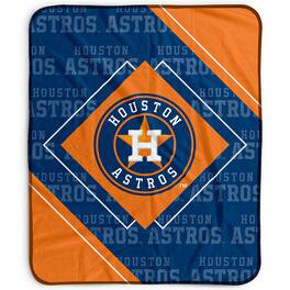 Pegasus - Houston Astros 50" x 60" Diamond Logo Fleece Blanket - Multicolor