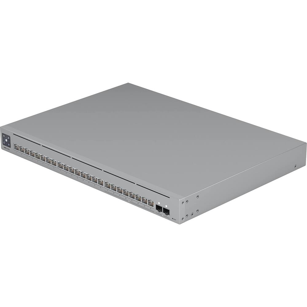 Alt View 6. Ubiquiti - Pro Max 24-Port 2.5G/1G Managed Network Switch USW-Pro-Max-24 - Gray.