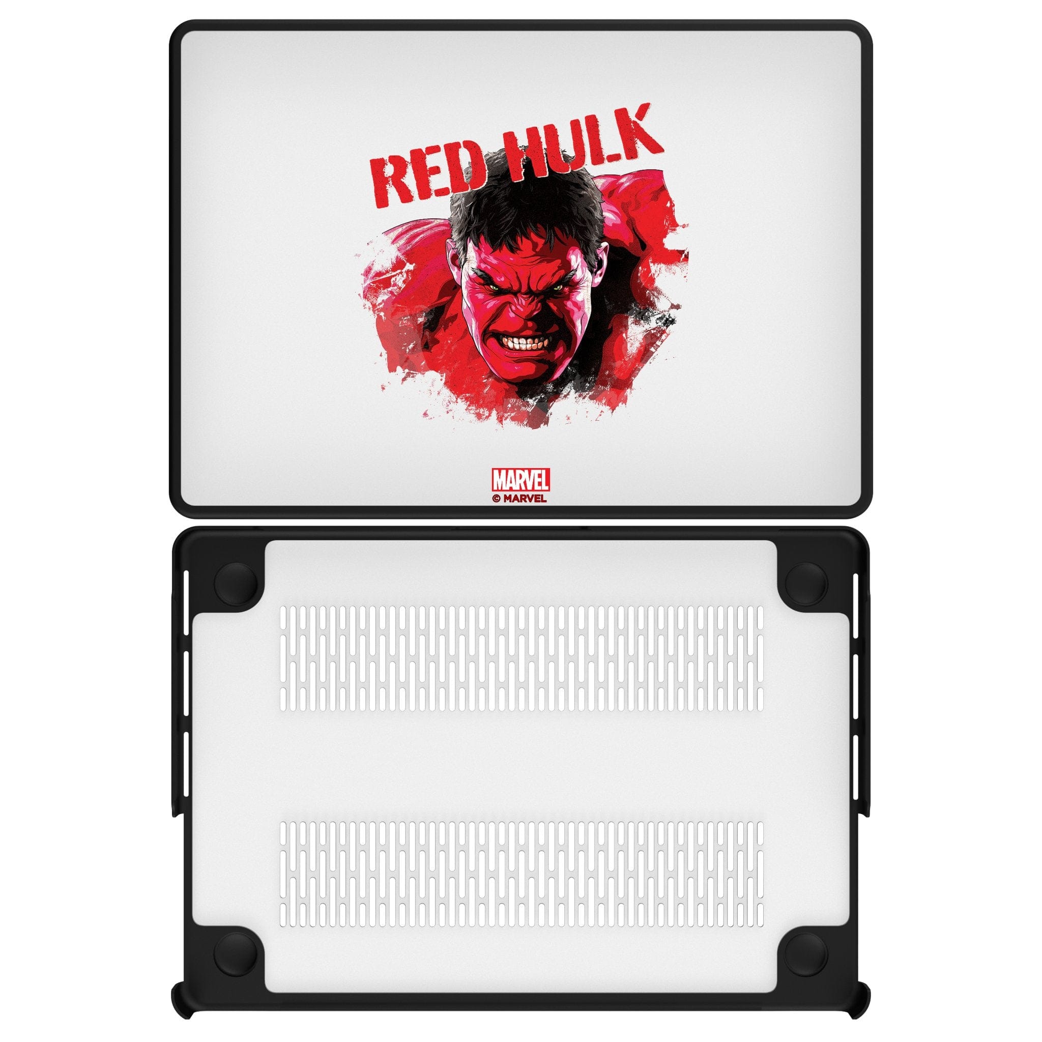 Keyscaper - Marvel Badge Laptop Case - Apple MacBook Pro (13-inch, 2020) - Red Hulk