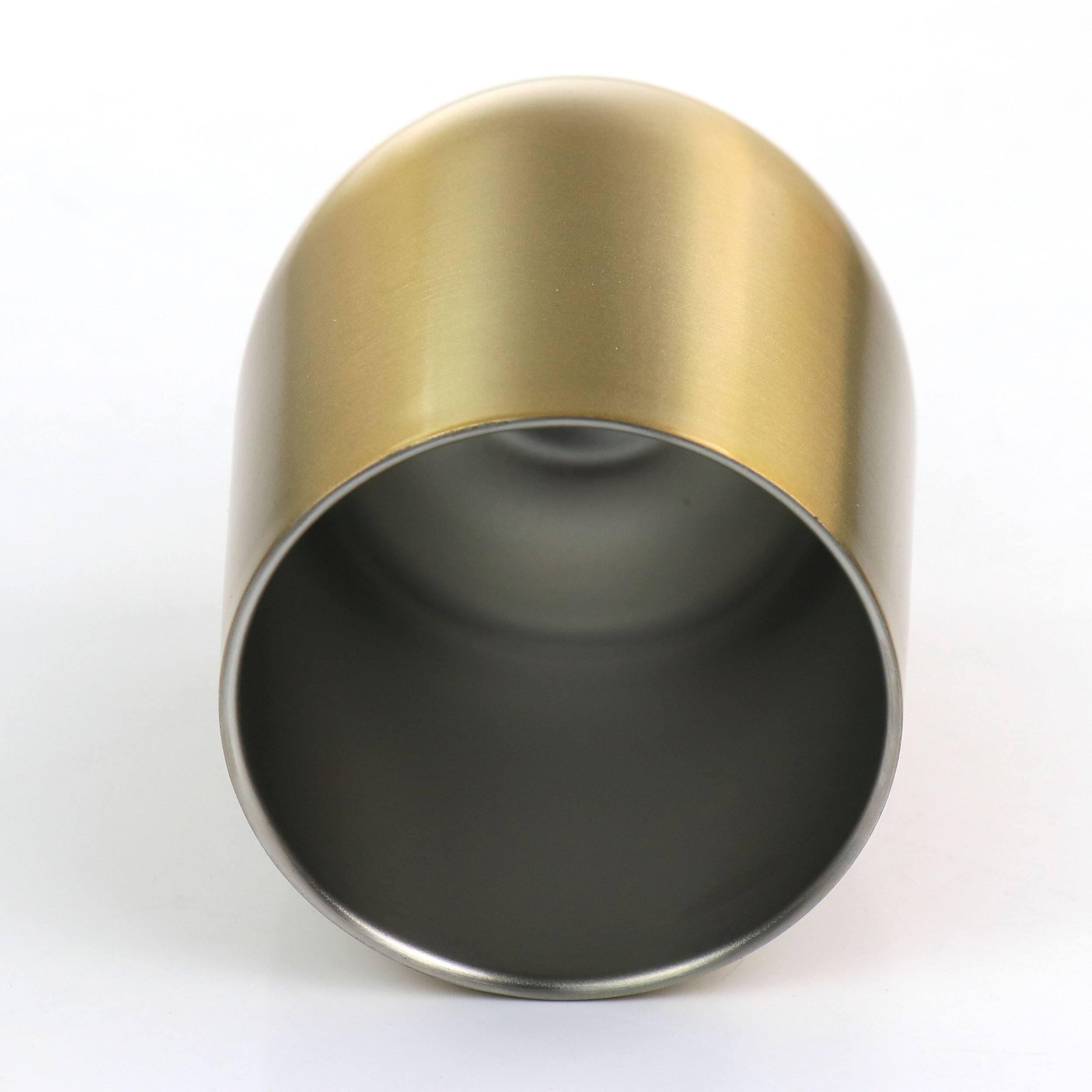 Alt View 3. Gibson - WAO 12 Ounce Thermal Wine Tumbler with Lid in Gold - Gold.